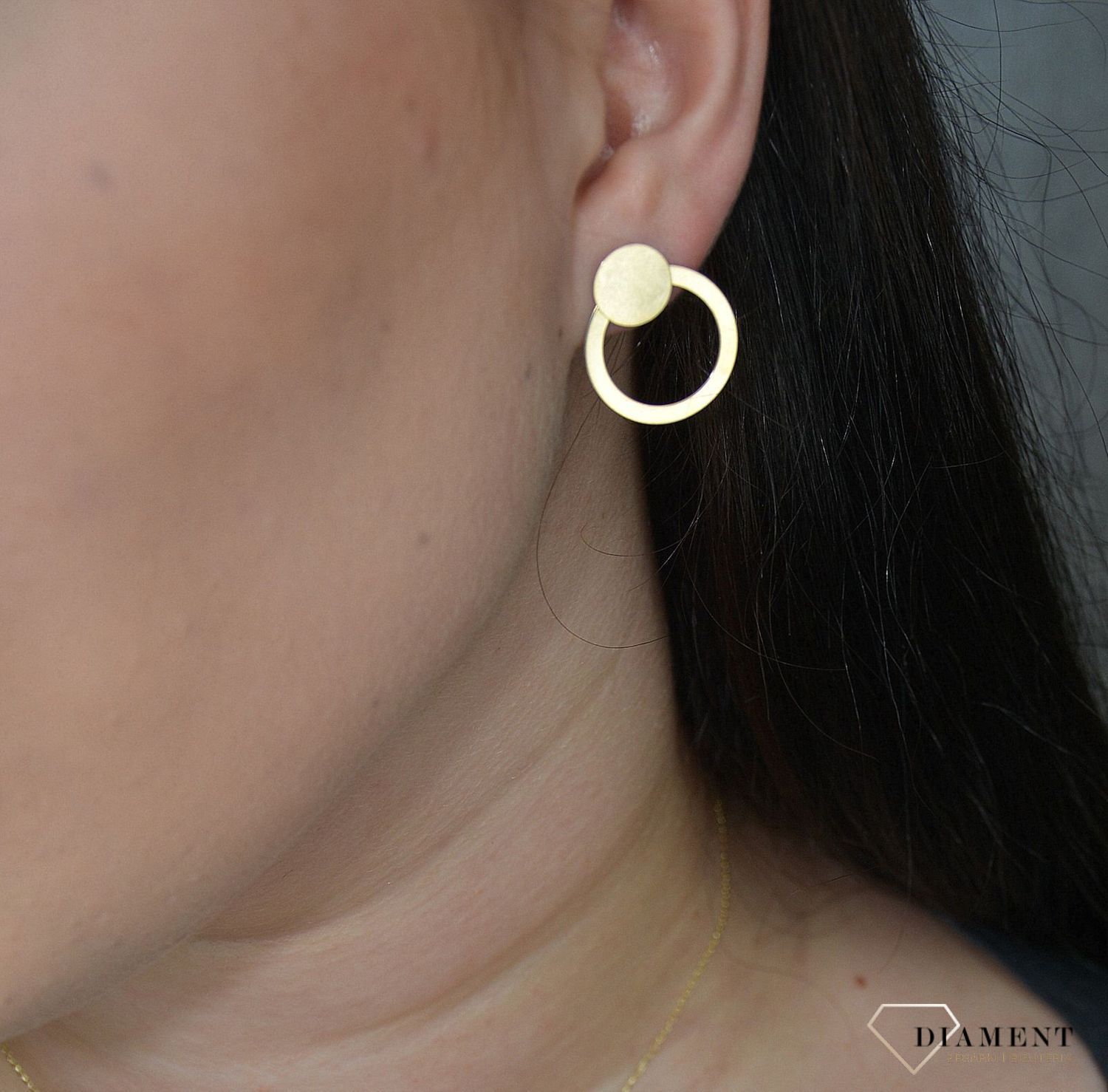 Złote kolczyki 333 kółeczka KL 7944.jpg